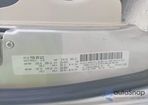 2018 Dodge Grand Caravan Sxt из США, поврежденный, VIN 2C4RDGCG3JR283109